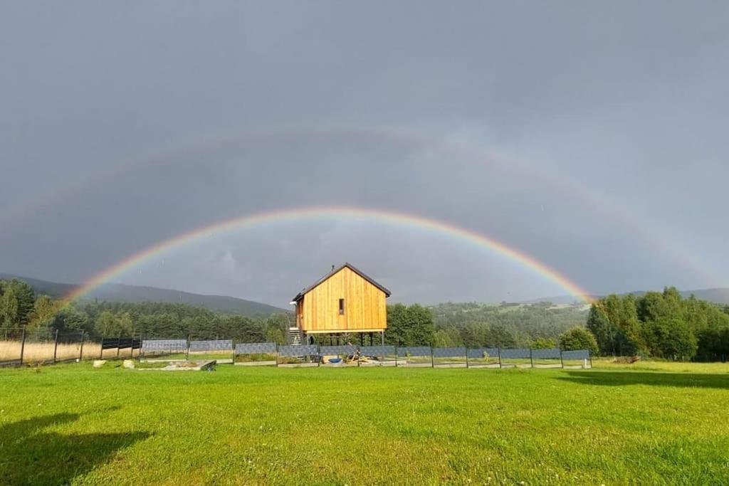 Natur House Beskidy - Dom Z Drzewa Ksiezycowego Z Sauna I Balia Jacuzzi!! Slemien Exterior foto